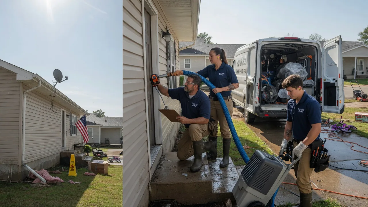 Ceiling Water Damage Restoration in Cowley, WY near me